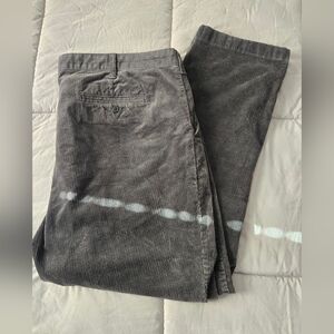 Nautica Men's Charcoal Corduroy Pants